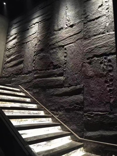 Painéis de parede de pedra PU 3D decorativos